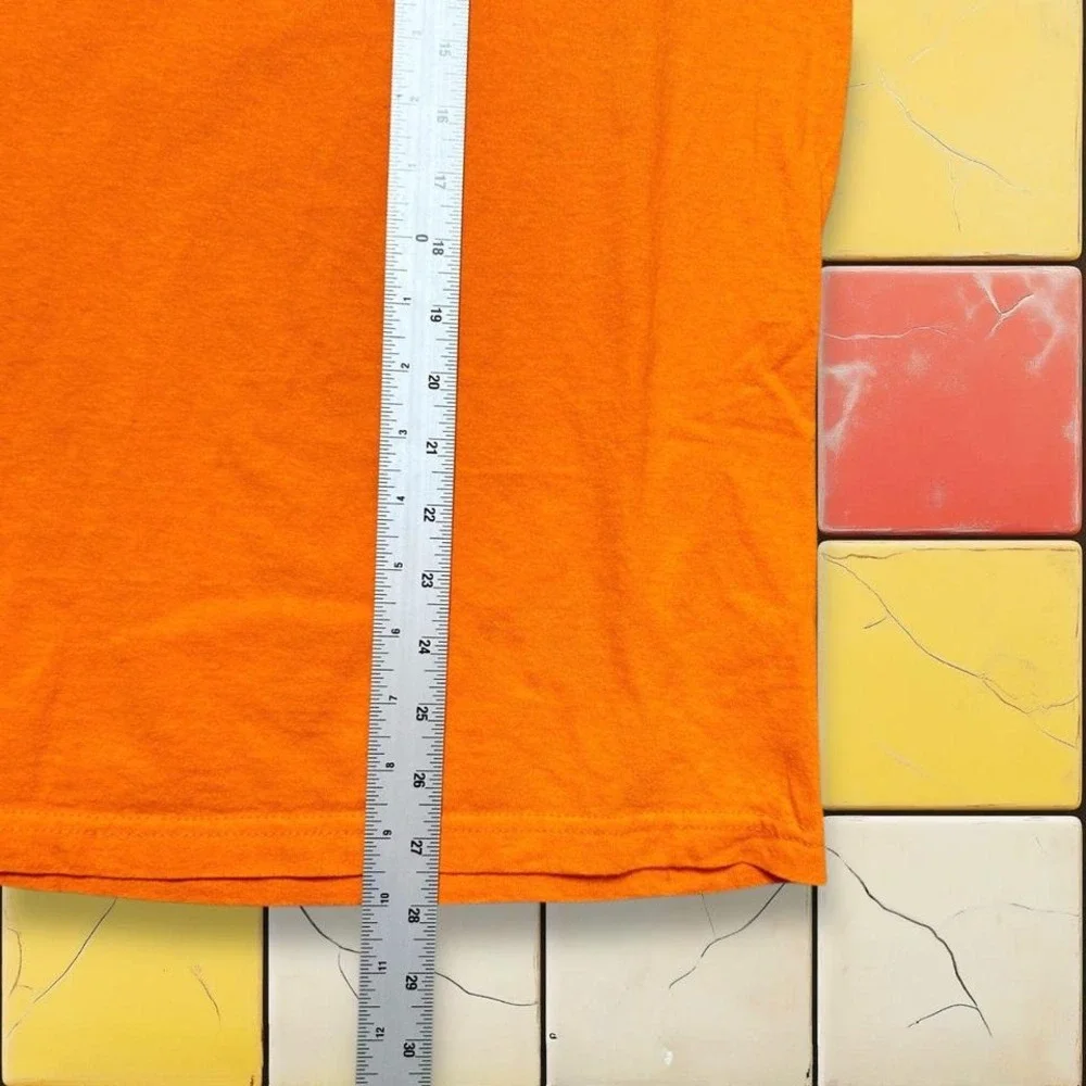 Y2K Carrots Orange Skater T Shirt Men Size M Cotton Short Sleeve Anwar‎ Street
